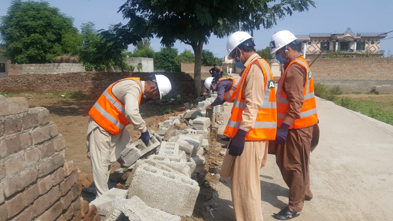 Rehabilitation activity in Mirpur earthquake